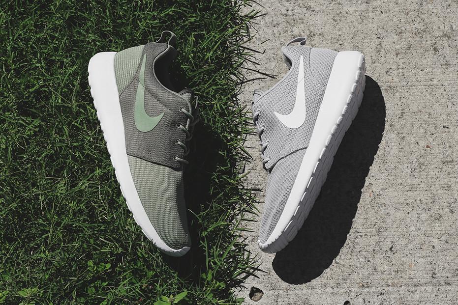 Nike Rosherun Wolf Grey & Jade Stone