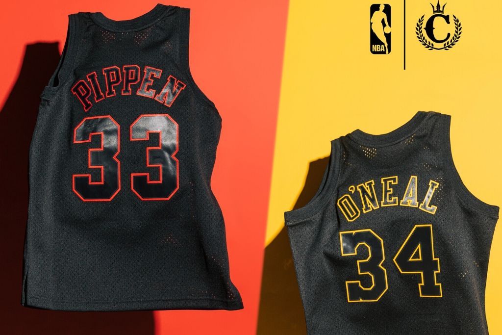 WORLD EXCLUSIVE SHAQ & PIPPEN SWINGMAN JERSEYS