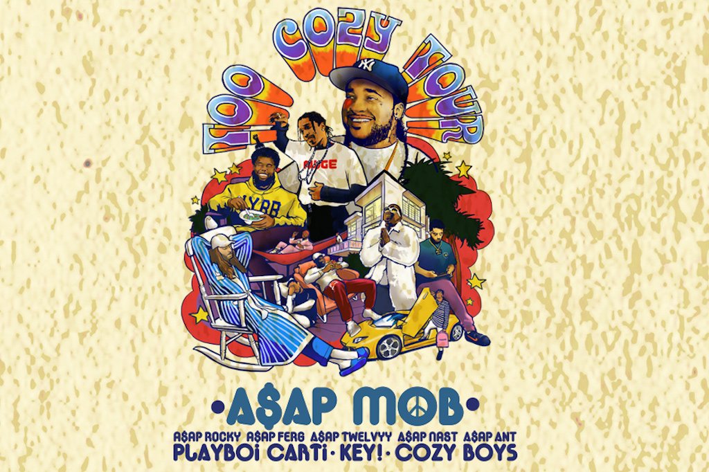 Get Wild For A$AP Mob Too Cozy Merch