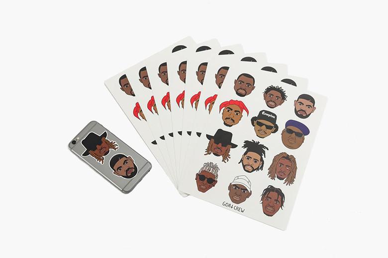 Goat Crew Rapper Head Stickers!