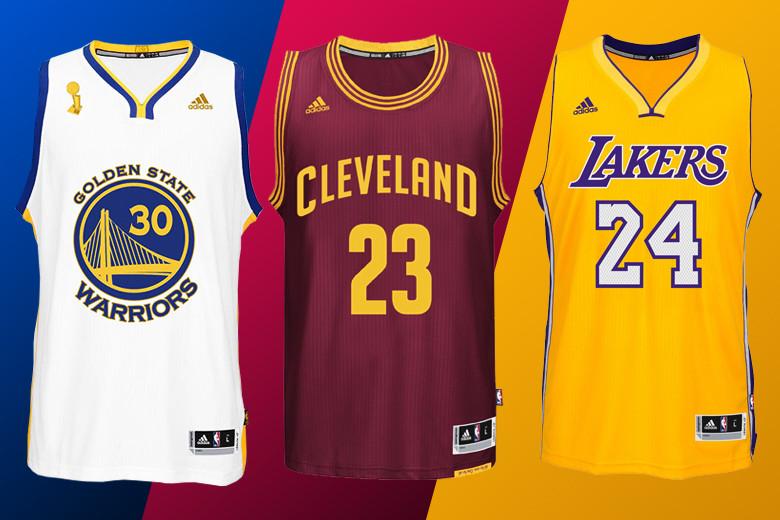 NBA List Top Team Jerseys