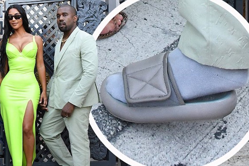 Kanye Defends Too-Small Slides By Saying He Wore Them "Japanese"