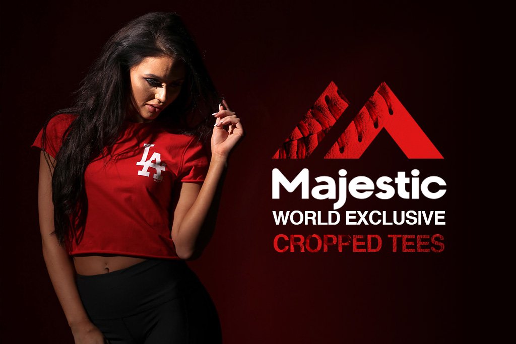 Bow Down To New Majestic Athletic Women's Crops