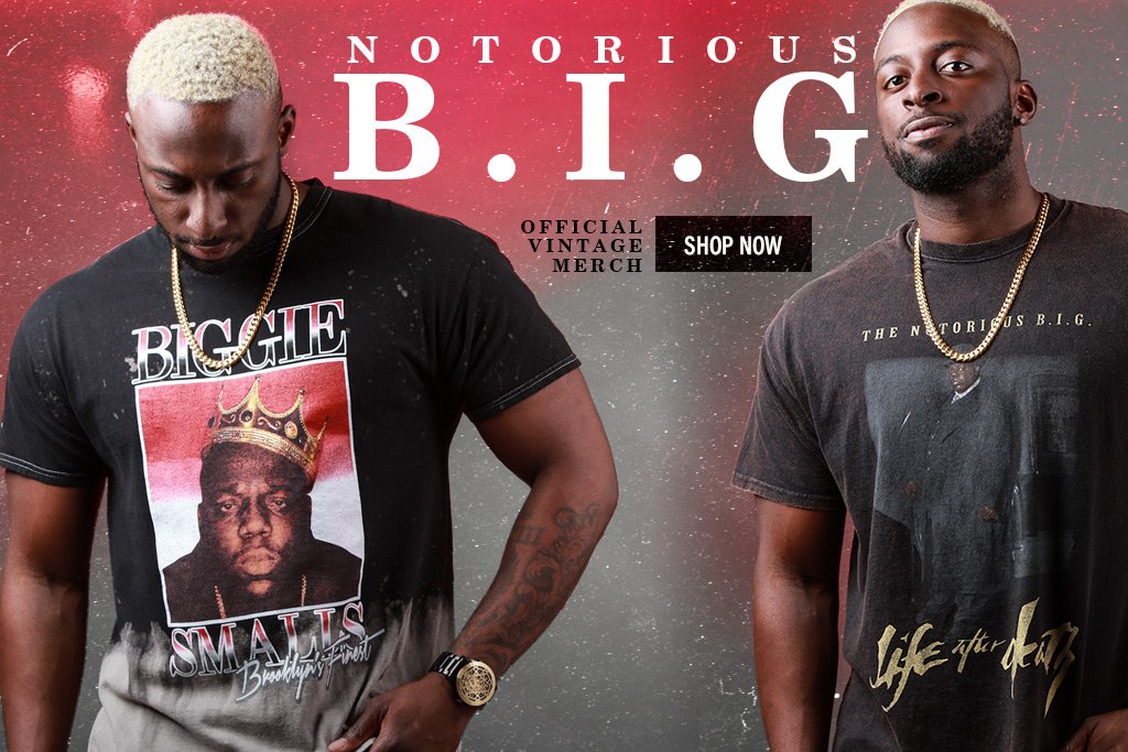 Get On These Notorious B.I.G Vintage Pieces