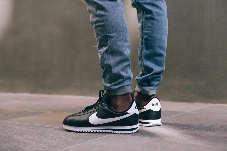 Nike Cortez Basic Leather Black/White