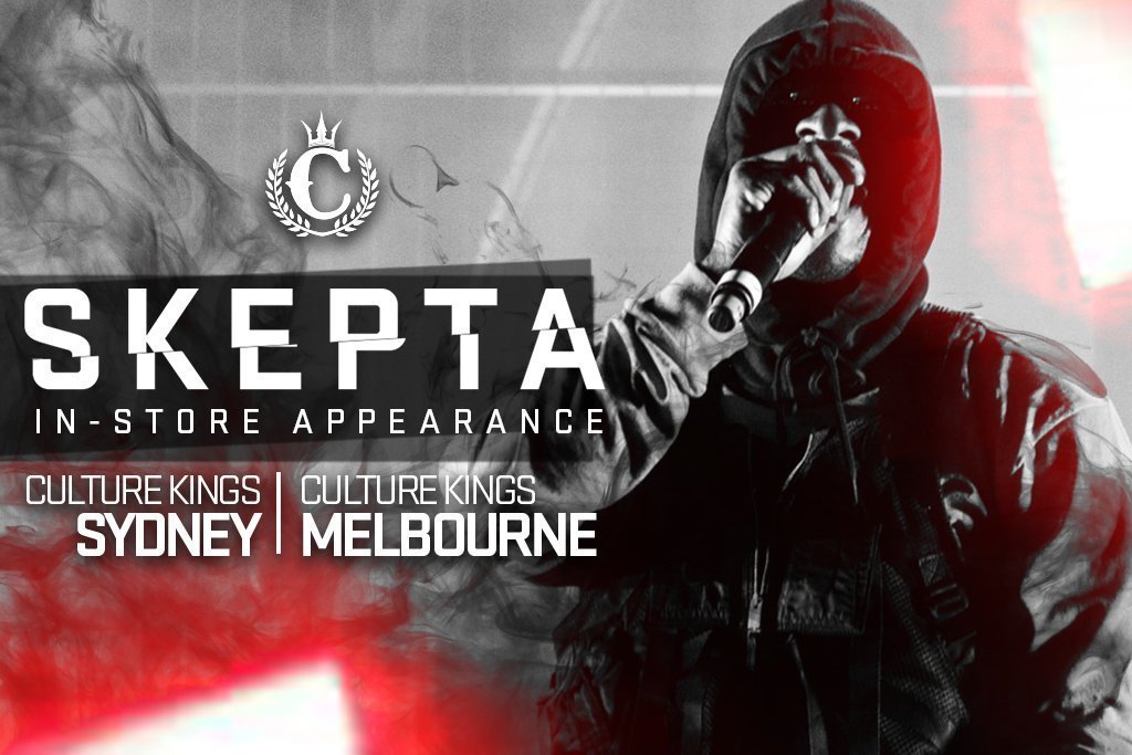 Skepta Is Coming To Culture Kings Tomorrow!