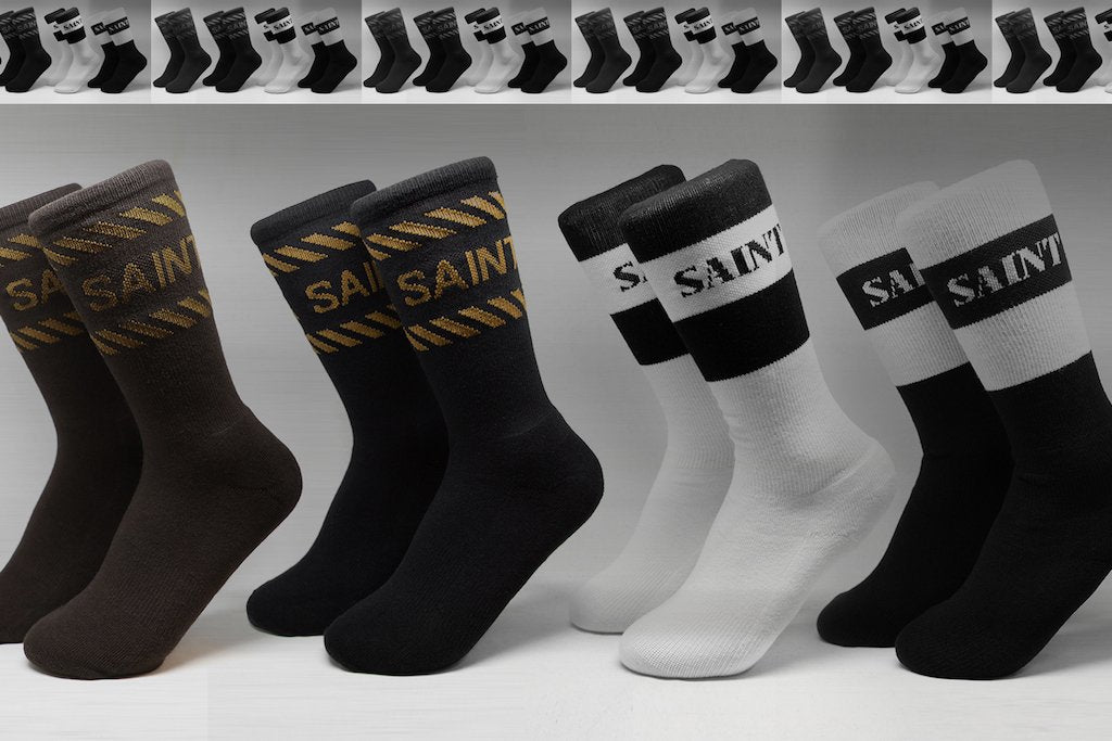 Slip Into Saint Morta Socks