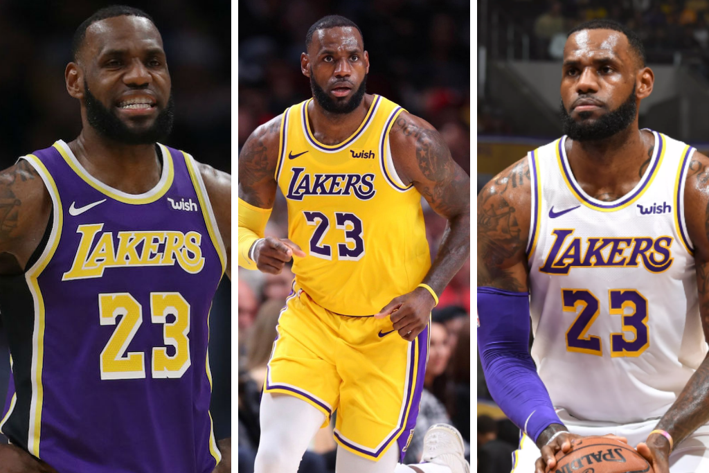 COP ALL THREE LEBRON LAKERS JERSEYS 🏀