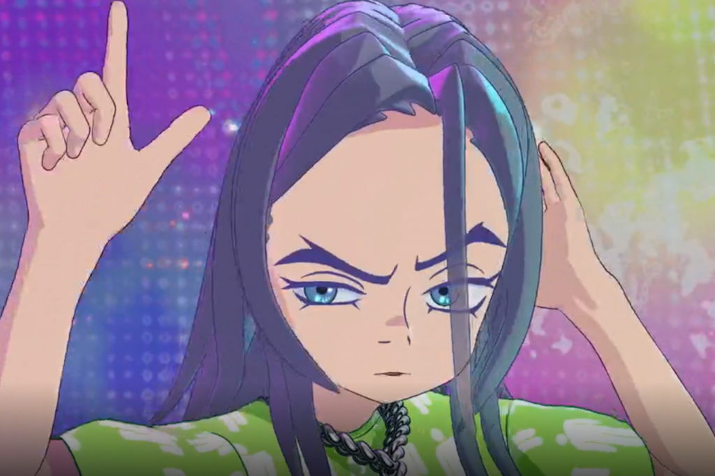 Billie Eilish Drops Anime-Style MV