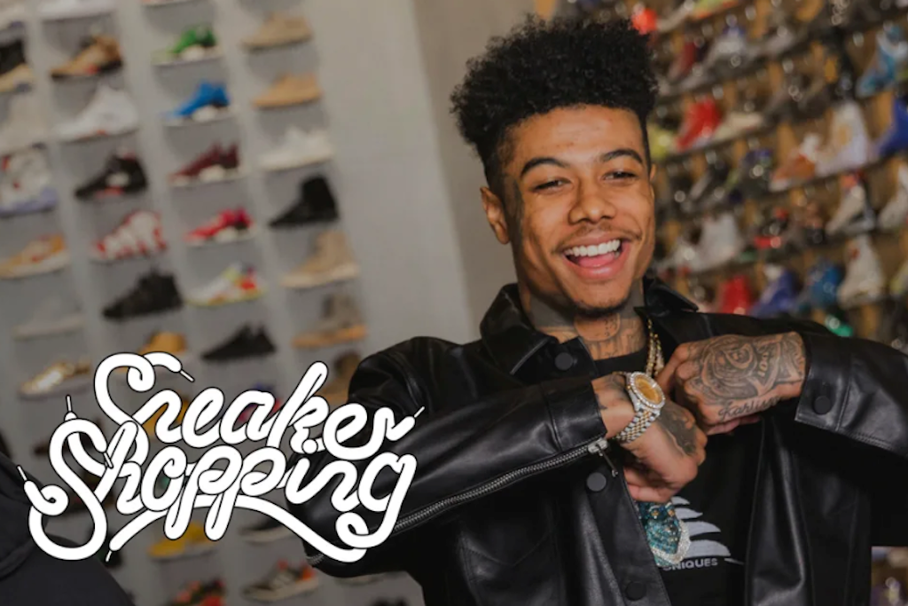 Check Out Blueface Going Sneaker Shopping