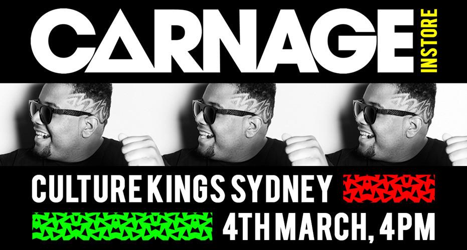 Carnage coming to Culture Kings