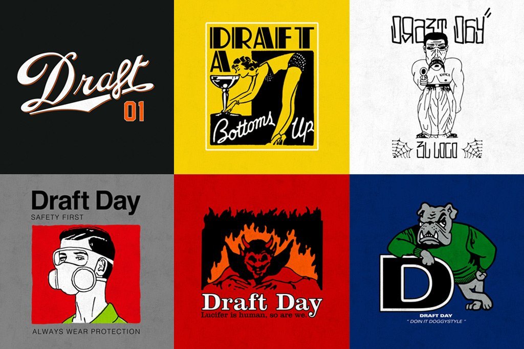 One Week Until The First Draft Day Monthly Tee Drop