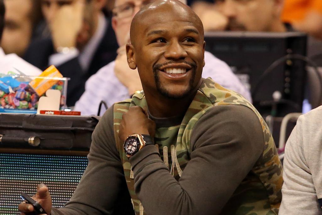 Floyd Mayweather Flexes Watch Collection