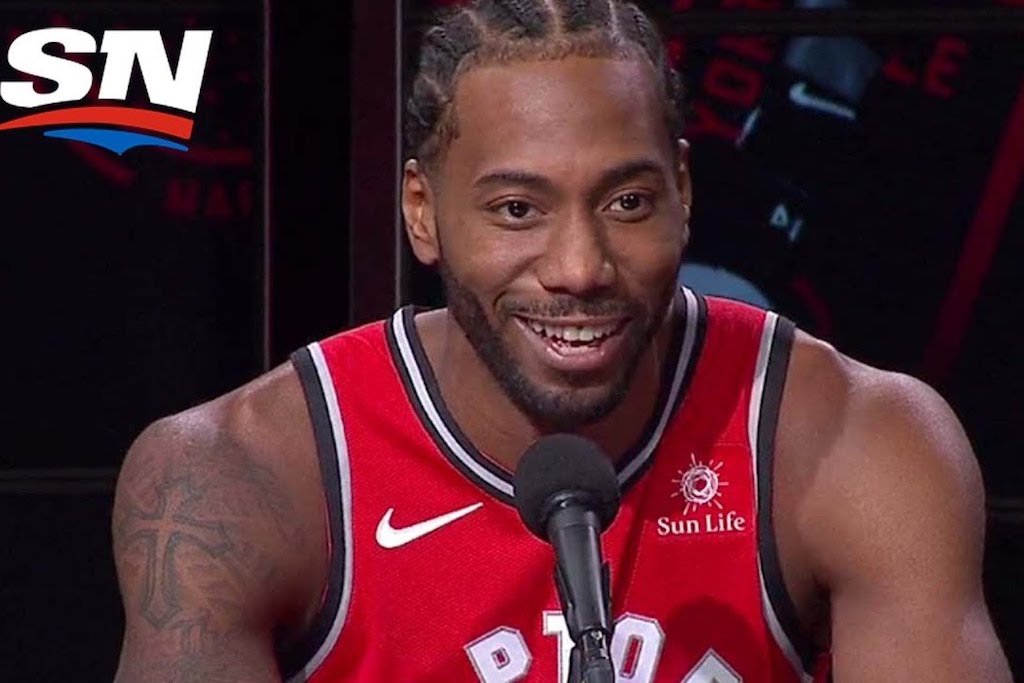 Kawhi Leonard's Laugh Has Turned Into A Meme