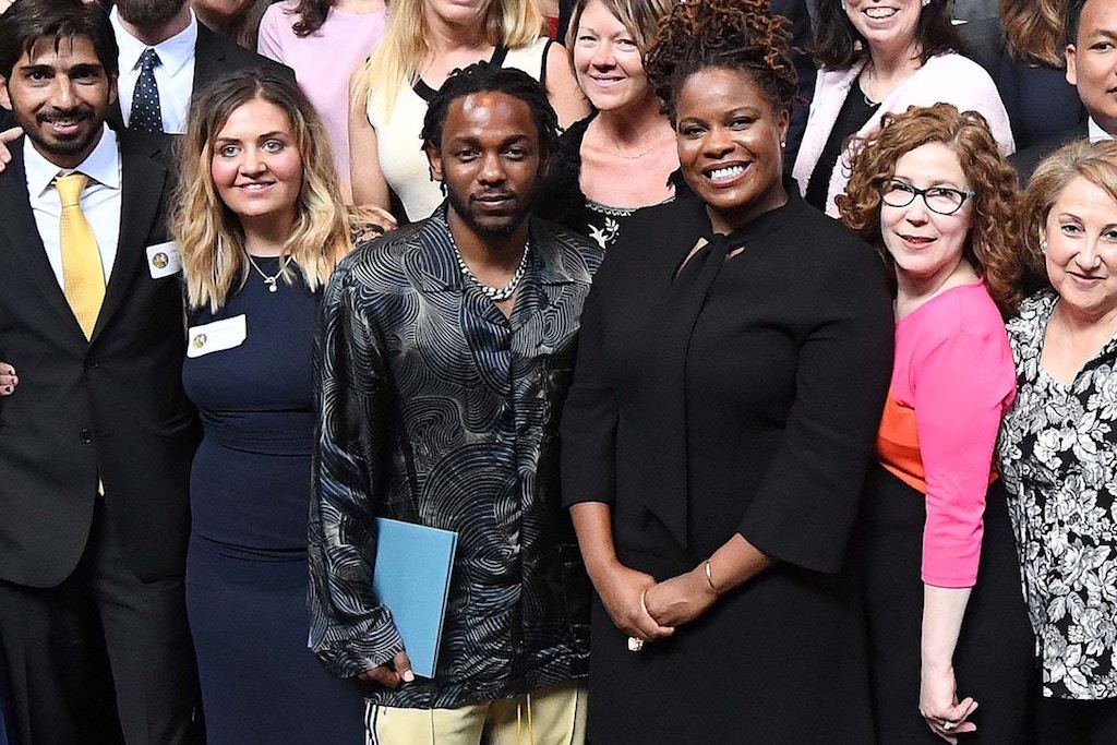 Kendrick Lamar Accepts His Pulitzer Prize