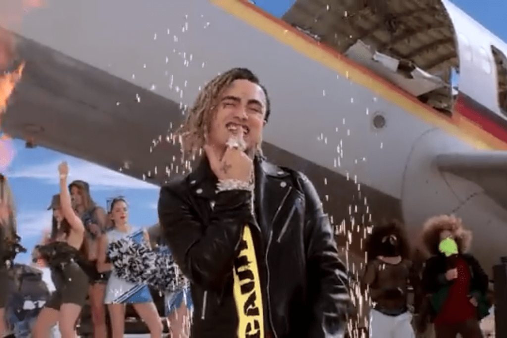 Lil Pump Is Mad Max In 'Racks On Racks' Video