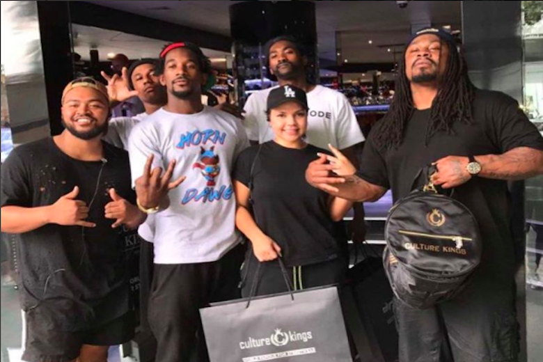 Marshawn Lynch 'Beast Mode' Returns To Culture Kings