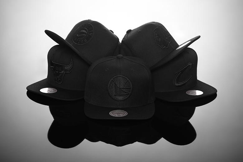 Mitchell & Ness 'Blackout' Snapback Capsule