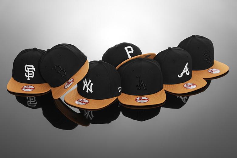 New Era Original Fit Black/Tan Snapback Range