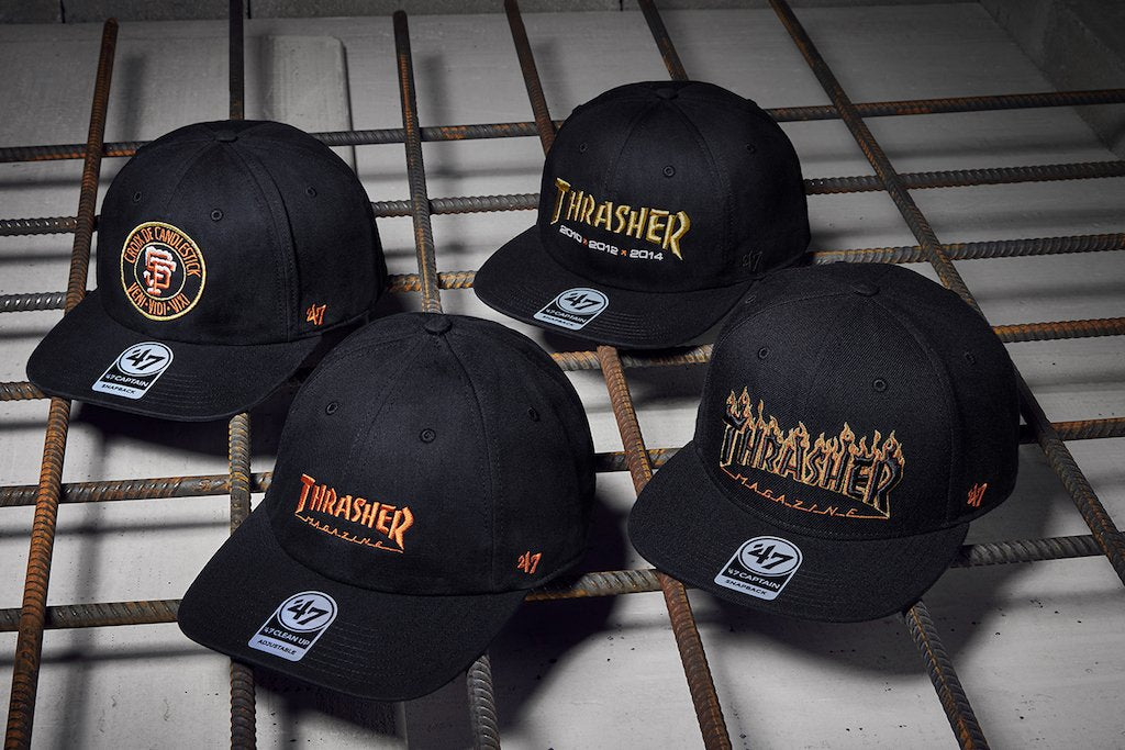 THRASHER X 47' BRAND X MLB COLLAB IS HERE