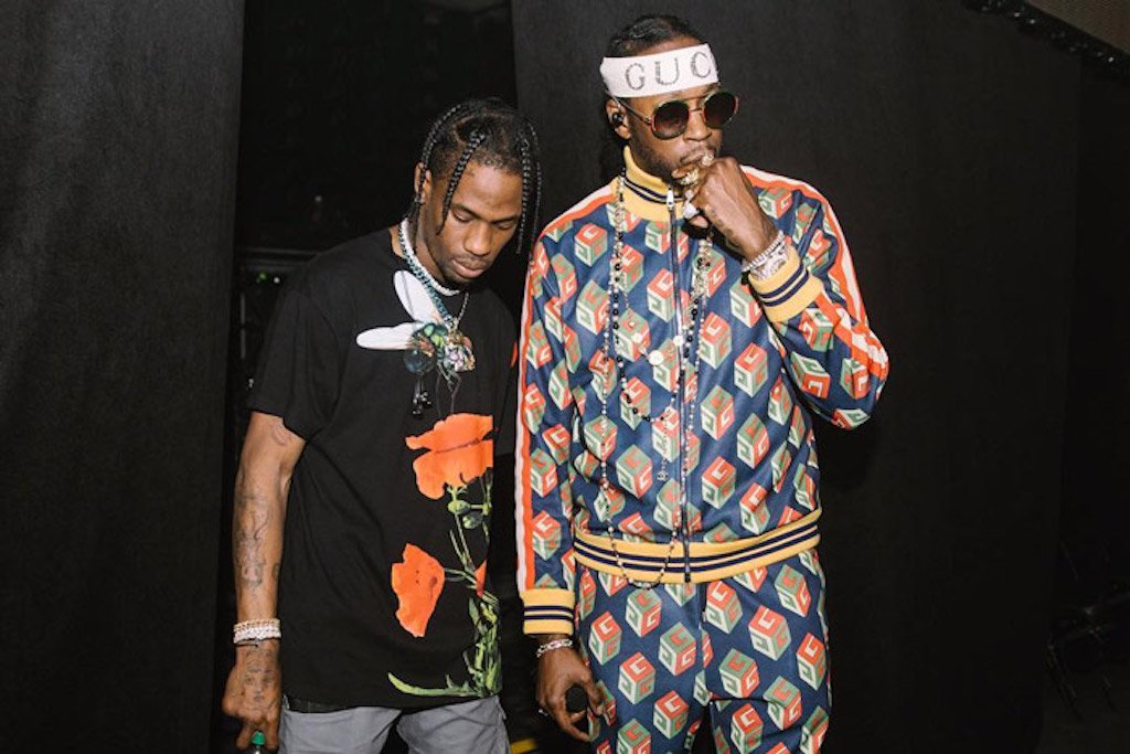 Travis Scott Brought Out 2Chainz To Perform 'Whip'