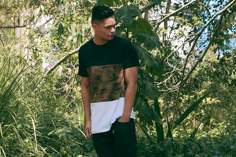 Carre Camo Panel Tee's